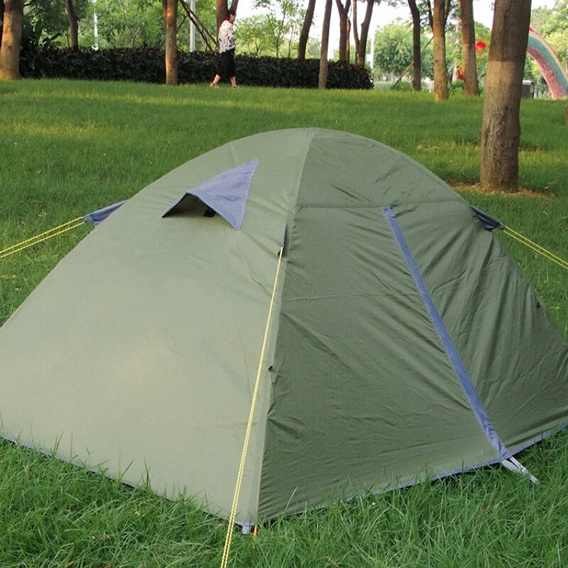 Cheap Goat Tents Outdoor Tent Double Layer Anti UV Camp Tent Waterproof Beach Awning Shelter Park Picnic Fish Tent Travel Hike Anti Mosquito Tent Tents 